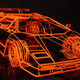 Illustration for article titled Artist Creates Wireframe Lamborghini Countach